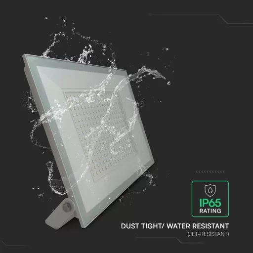 V-TAC 200W LED reflektor 110° 6500K fehér házas - 23978