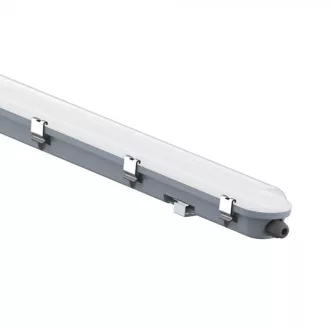   V-TAC 36W Vízálló LED armatúra tejfehér burával 120 cm 120° 120lm/W 6500K Vészvilágítással IP65 - 24012