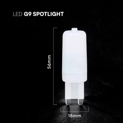 V-TAC LED spotlámpa  G9 2,2W 300° 4000K kapszula - 24025