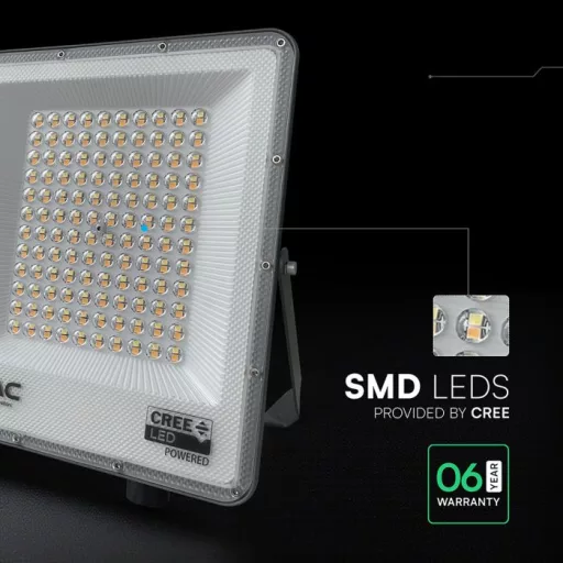 V-TAC 100W LED reflektor CCT 3in1 Fekete házas (Cree Chip) - 240716