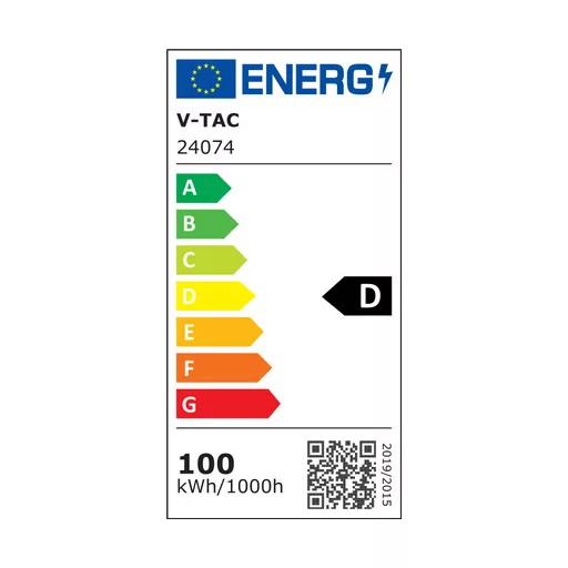 V-TAC LED Csarnokvilágító 100W 155LM/W 6500K - 24074
