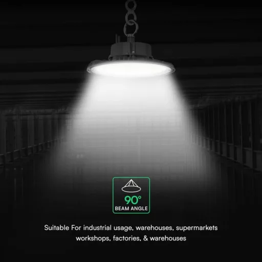 V-TAC LED Csarnokvilágító 100W 155LM/W 4000K - 24075