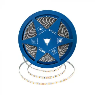   V-TAC LED szalag 5mm széles SMD2835 120LED/M 8W/M 24V IP20 4000K (CREE Chip) - 240816