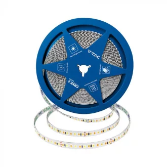  V-TAC LED szalag 8mm széles SMD2835 192LED/M 15W/M 24V IP20 CCT (3000K - 4000K - 6500K) - 240836