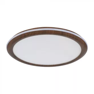   V-TAC LED dizájn lámpa - dimmelhető - 36W 3in1- fahatású kerettel - 24140