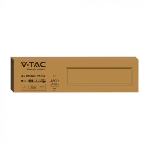 V-TAC LED backlit panel 40W 120lm/W 1200 x 300 mm (Cree Chip) 4000K  - 241476