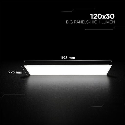 V-TAC LED backlit panel 40W 120lm/W 1200 x 300 mm (Cree Chip) 4000K  - 241476
