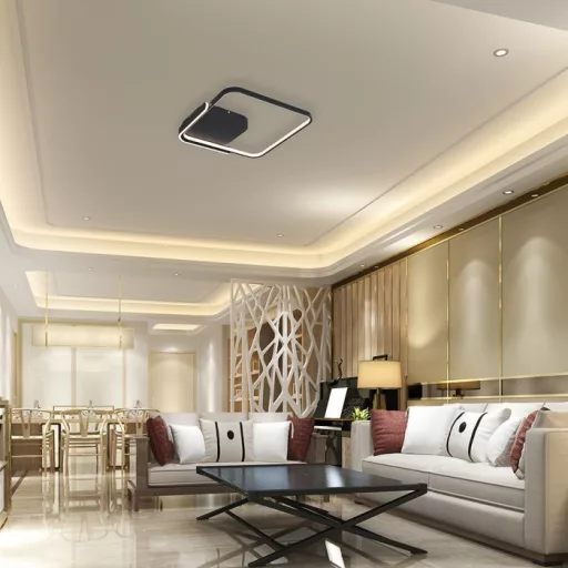 V-TAC 70W Dekoratív mennyezeti LED lámpa távirányítóval 3in1  - 24180