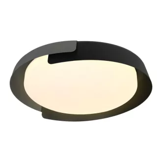   V-TAC Smart Dekoratív mennyezeti LED lámpa távirányítóval 48W 3in1 szürke/fekete  - 24185