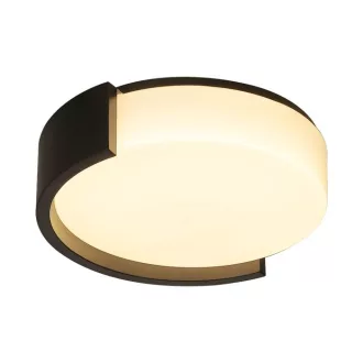   V-TAC Smart Dekoratív mennyezeti LED lámpa távirányítóval 63W 3in1 fekete  - 24191