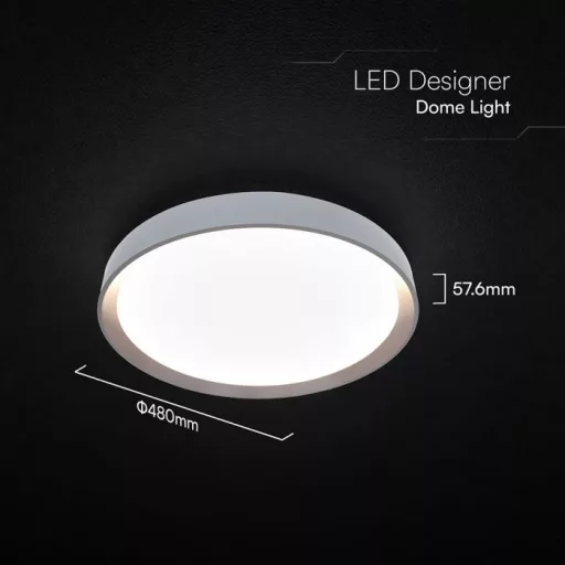 V-TAC LED mennyezeti lámpa - dimmelhető - 30W/60W/30W 3in1 - 24198