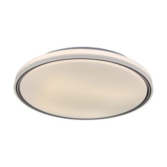   V-TAC 30W / 60W / 30W mennyezeti lámpa, távirányítható, dimmelhető fekete - 24202