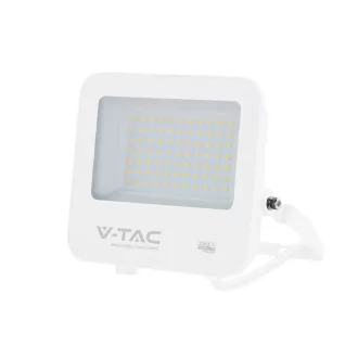   V-TAC 50W LED reflektor 6500K 135LM/W Fehér házas, Szürke matt üveggel (CREE Chip) - 242096