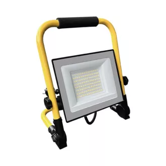   V-TAC LED hordozható reflektor álvánnyal 50W 115° 4000K fekete házas (CREE Chip) 3m vezetékkel - 242186