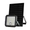 V-TAC 30W LED napelemes (SOLAR), mozgásérzékelős reflektor távirányítóval 120° 4000K-6000K - Fekete házas  - 24277