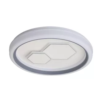   V-TAC 2x30W Dekoratív mennyezeti LED lámpa távirányítóval 3in1  - 24518