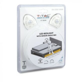   V-TAC Led Dupla Ágyvilágítás mozgásérzékelővel - 4500K - 2551