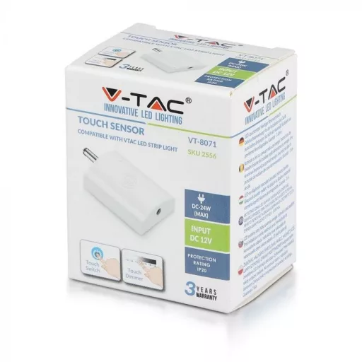 V-TAC Érintés érzékelő kapcsoló ágyvilágításhoz - 2556