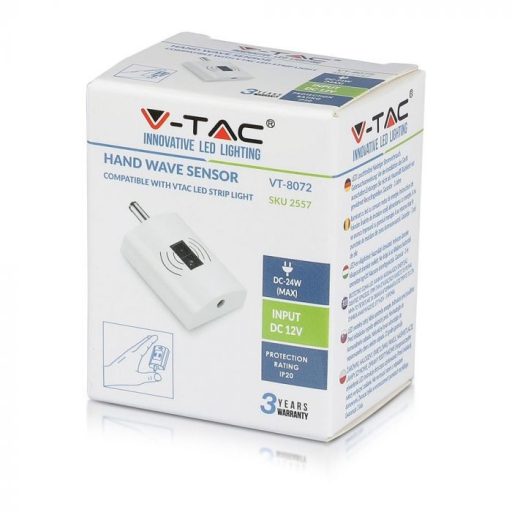 V-TAC Szenzoros kapcsoló ágyvilágításhoz - fehér - 2557