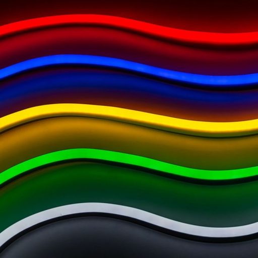 V-TAC LED Neon flex 6.5W/M 24V IP68 kék - 2615