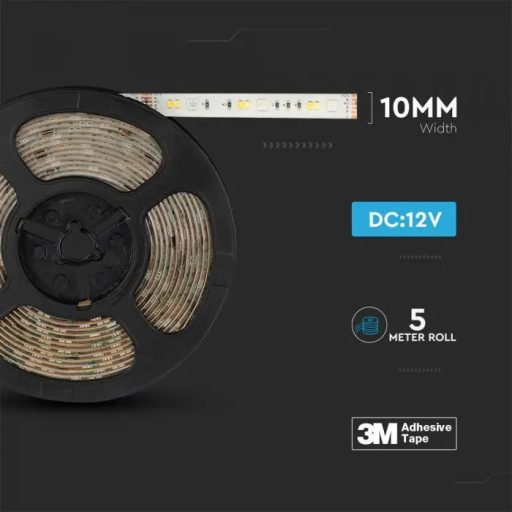 V-TAC LED Szalag szett RGB+WW-CW Google Home és Amazon Alexa kompatibilis + 3 az 1-ben 5050 4W/M IP65 5m - 2628