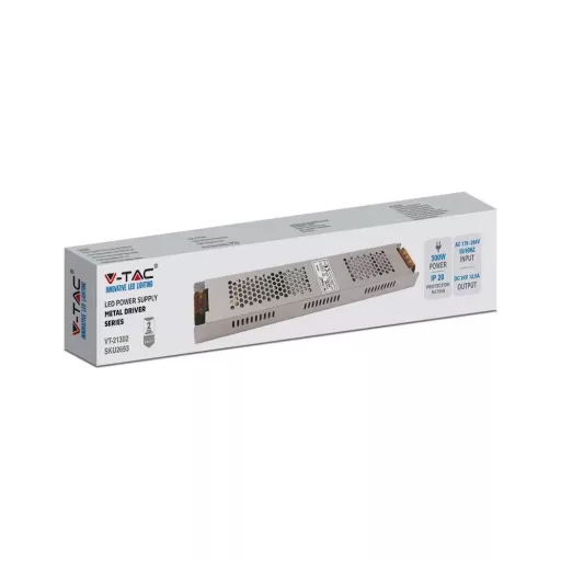 V-TAC LED Fémházas szerelhető tápegység 300W 12.5A 12V IP20 - 2693