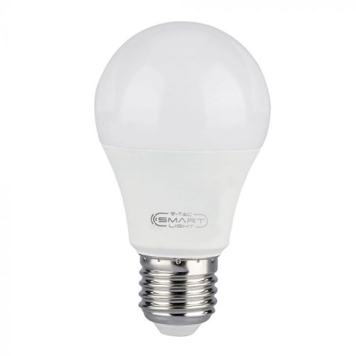 V-TAC Wifis smart LED lámpa E27 A60 10W 200° RGB + 3 az 1-ben (CCT) gömb - 2751