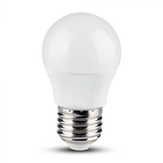   V-TAC Wifis smart LED izzó  E27 G45 4.5W 180° RGB + 3 az 1-ben (CCT) kisgömb - 2755