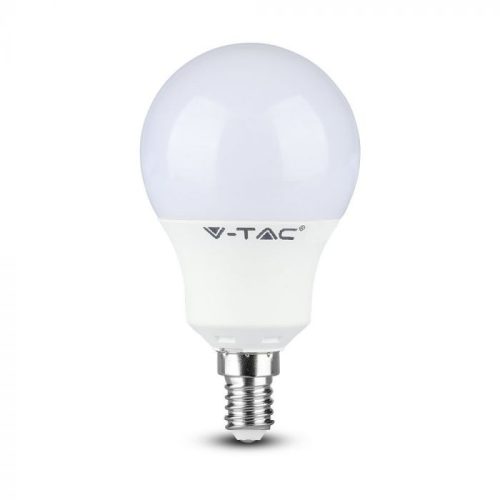 V-TAC LED lámpa infra távirányítóval E14 P45 3.5W 180° RGB + 4000K kisgömb - 2776