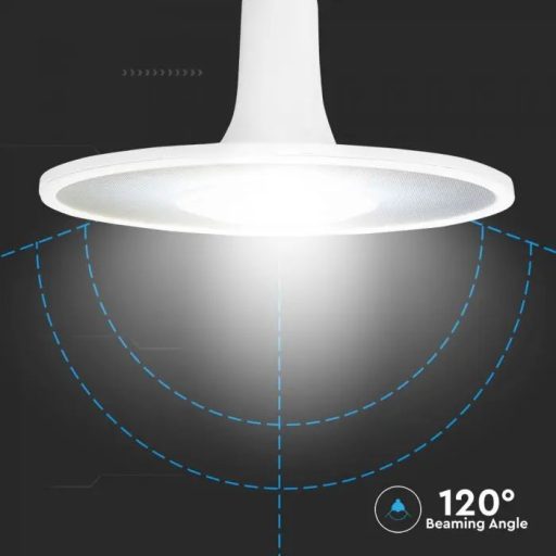 V-TAC LED izzó  E27 18W 120° 3000K AKRIL UFO (Samsung Chip) - 2784
