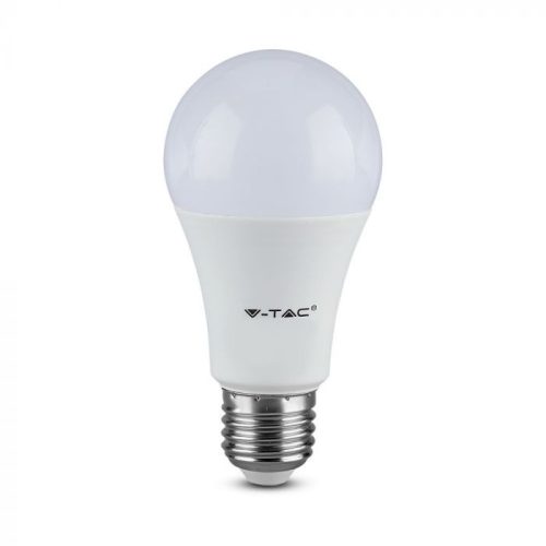 V-TAC LED lámpa E27 A60 9.5W 160lm/W 200° 4000K gömb - 2810