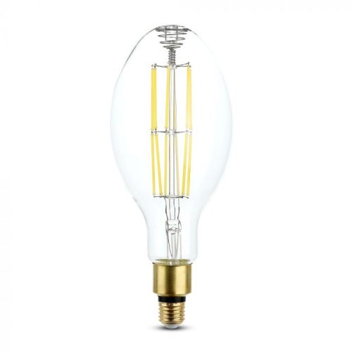 V-TAC Átlátszó LED filament COG lámpa E27 ED120 24W 160lm/W 6400K nagygömb - 2817
