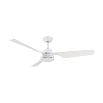   V-TAC 65W LED Mennyezeti ventilátor RF vezérléssel 3db lapáttal fehér - 2866