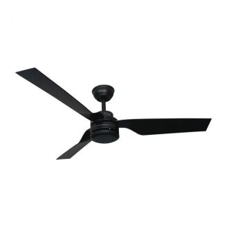   V-TAC 65W LED Mennyezeti ventilátor RF vezérléssel 3db lapáttal fekete- 2868