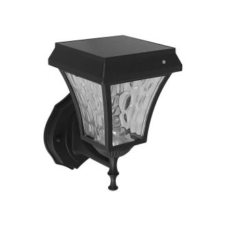   V-TAC LED Napelemes (Solar) fali lámpa 2W - CCT - fekete - 2889