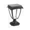 V-TAC LED Napelemes (Solar) lámpa 2W - 3000K + 6400K - fekete - 2893