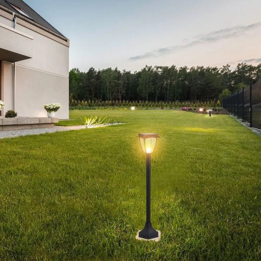 V-TAC LED Napelemes (Solar) álló lámpa 2W - 3000K + 6400K - fekete - 2894