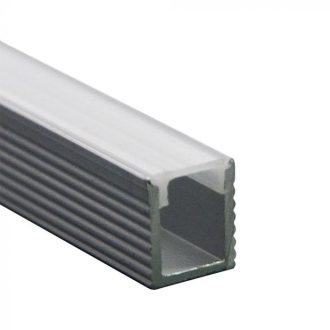   V-TAC Alumínium profil - Falon kívüli - Tejfehér fedlappal - 2000 x 7.8 x 9 mm - 2903