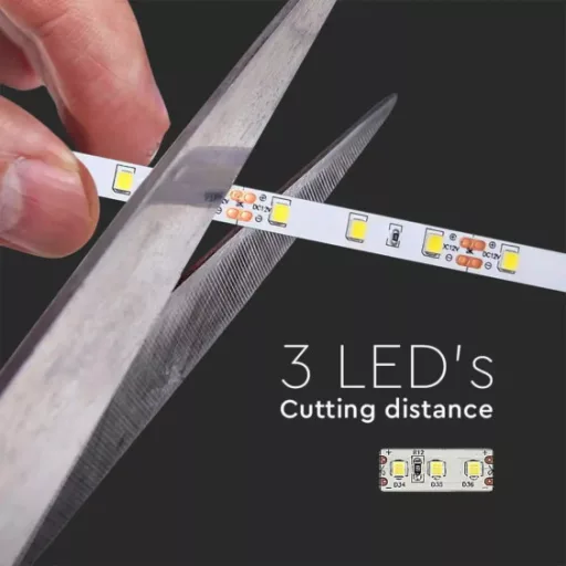 V-TAC LED szalag SMD4040 60LED/M 8W/M 12V IP20 4000K - 2932