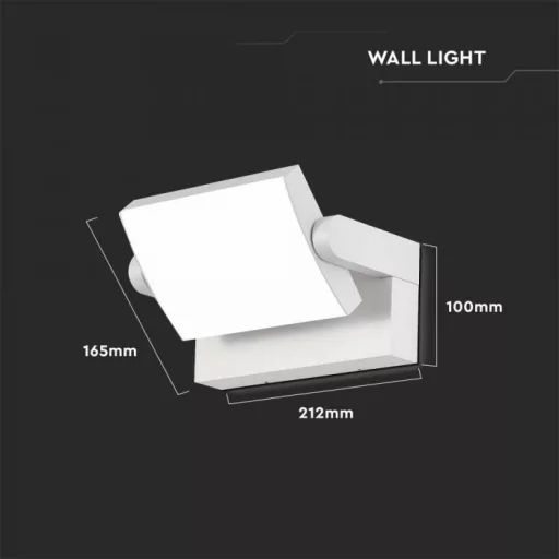 V-TAC 17W LED kültéri lámpa IP65 fehér színű 4000K - 2935