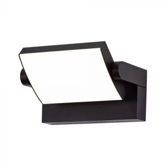   V-TAC 17W LED Fali lámpa mozgatható fekete színű 4000K - IP65 - 2937