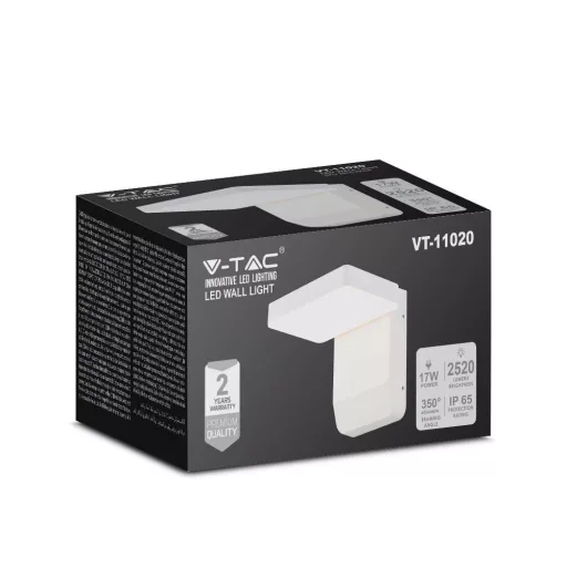 V-TAC 17W LED kültéri lámpa IP65 fehér színű 3000K - 2942
