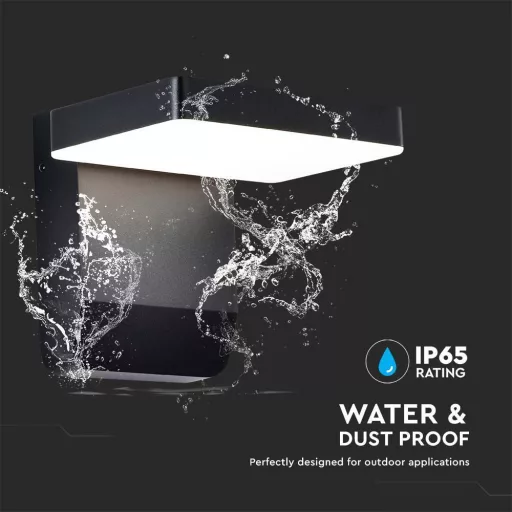 V-TAC 17W LED kültéri lámpa IP65 fekete színű 4000K - 2945