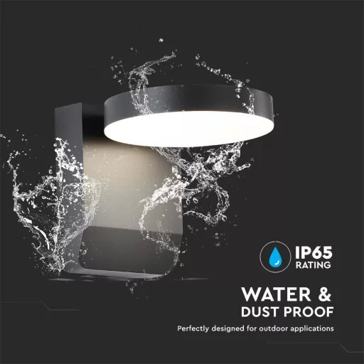 V-TAC 17W LED kültéri lámpa IP65 fekete színű 4000K - 2953