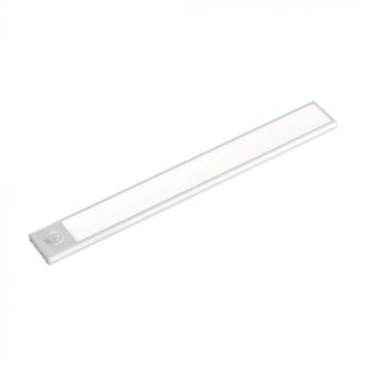  V-TAC LED Bútorvilágító mozgásérzékelővel 30cm Ezüst 3000K - 2961