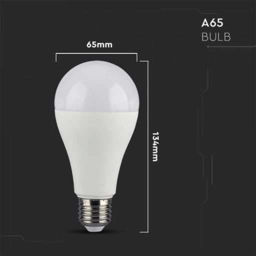 V-TAC Wifis smart LED izzó  E27 A60 14W 200° RGB + 3 az 1-ben (CCT) gömb - 2999