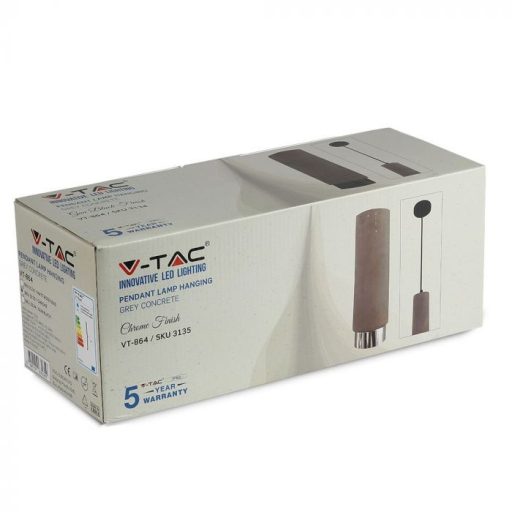 V-TAC kör alakú gipszbeton lámpatest - 3135