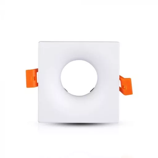 V-TAC Led GU10 Spot Keret fehér színű négyzet alakú - 3170