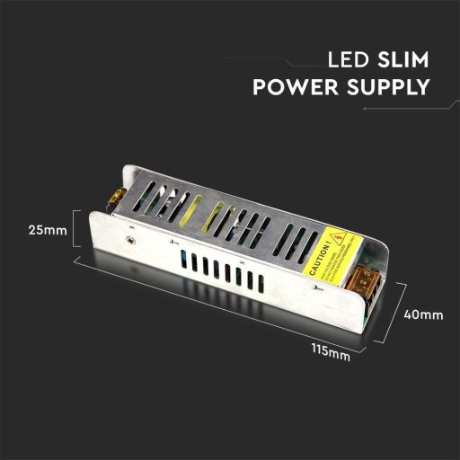 V-TAC LED Fémházas szerelhető tápegység 25W 2.1A 12V IP20 - 3228