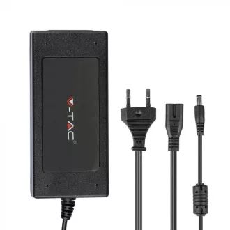   V-TAC LED Műanyagházas dugvillás tápegység 60W 5A 12V IP44 - 3239